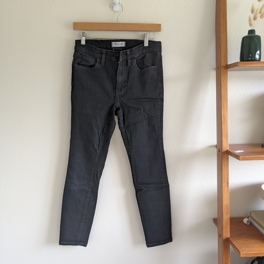 Madewell Roadtripper Skinny Jeans - Bennett Black Sz 27